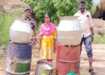 அடங்கலோடை பகுதியில் கள்ளச்சாராயம் அழிப்பு!