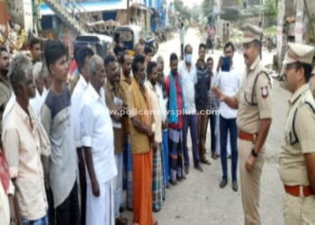 போதைப் பொருள் பற்றி பொதுமக்களிடம் S.P