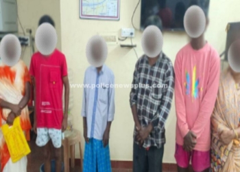 கழுகு பார்வையில் சிக்கிய இளைஞர்கள்!