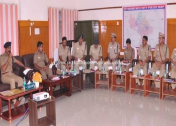 காவல் அதிகாரிகளுடன் D.G.P யின் தீவிரம்