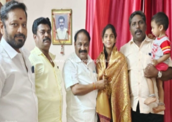 தடகளப் போட்டியில் தங்க பதக்கம் வென்ற  மாணவி!