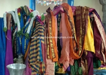 திருவில்லிபுத்தூர் சுவாமிகளுக்கு 108 பட்டு வஸ்திரம்!