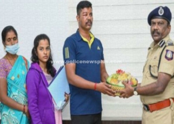 காவலரை நேரில் சந்தித்த காவல்துறை துணைத் தலைவர்