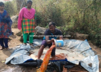 லிட்டர் கணக்கில் கள்ளசாராயம் அழிப்பு