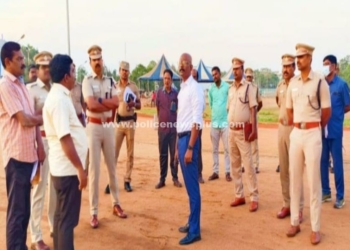 உடற்தகுதி தேர்வில் S.P யின் தீவிரம்