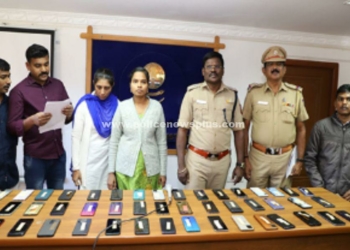 காணாமல் போன 52 செல்போன்கள் மீட்பு