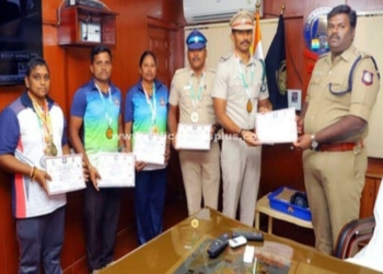 மாநில அளவிலான போட்டியில் வெற்றி பெற்ற தமிழக காவலர்கள்