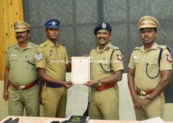 பதக்கங்கள் வென்ற காவல்துறையினர்