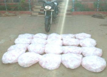 வெளி மாநிலத்திலிருந்து கடத்திவரப்பட்ட சாராய பாக்கெட்டுகள் பறிமுதல்