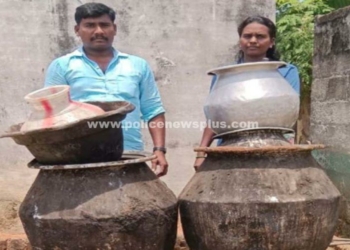 காட்டுப்பகுதியில் காவல்துறையினரின் அதிரடி வேட்டை