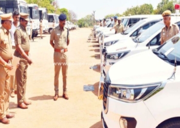 வாகனங்களின் பராமரிப்பு குறித்து S.P