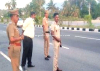 விபத்து ஏற்படும் பகுதிகளில் எஸ்.பி யின் அதிரடி ஆய்வு