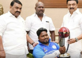 டி – 20 உலக கோப்பை வென்ற மாற்றுத்திறனாளி முதல்வர் வாழ்த்து