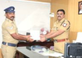 முதல் நிலை காவலரை கொளரவித்த S.P