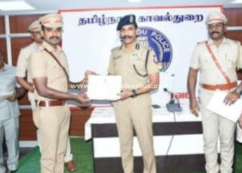 சார்பு ஆய்வாளரை பாராட்டிய D.G.P