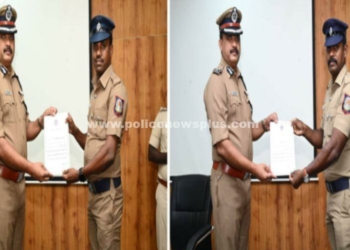 பாராட்டுச் சான்றிதழ்களை வழங்கிய வடக்கு மண்டல காவல்துறை தலைவர்