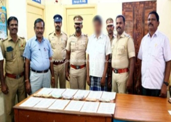 லாட்டரி  வேட்டையில் வாலிபர் கைது