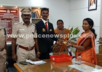 தீயணைப்போருக்கான விளையாட்டு போட்டியில் 110 மீட்டர் தடை ஓட்டத்தில் தங்க பதக்கம்