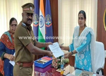 I.P.S அவர்கள் பதவி சான்றிதழை வழங்கினார்