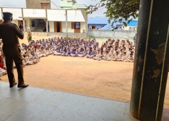 அரசு மேல் நிலைப்பள்ளி மாணவர்களுக்கு போதை பொருள் தடுப்பு விழிப்புணர்வு