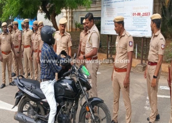 ஆளுநர் வருகை கருப்புக் கொடி போராட்டம் நடைபெற உள்ளதால் பலத்த போலீஸ் பாதுகாப்பு