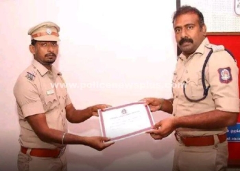 சிறப்பாக பணியாற்றிய காவல் உதவி ஆய்வாளருக்கு பாராட்டு சான்றிதழ்