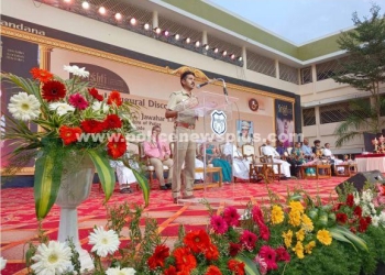 பள்ளியின் ஆண்டு விழாவில் பங்கேற்ற S.P