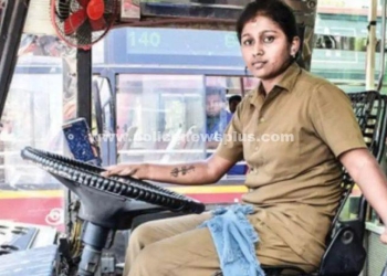 பெண் ஓட்டுநர்  மீது வழக்குப்பதிவு