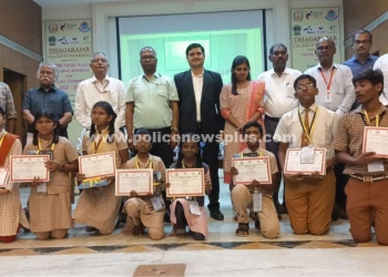 மாநில அளவிலான அறிவியல் கண்டுபிடிப்புகளுக்கன விருதுகளை தட்டிச் சென்ற அரசுப் பள்ளி மாணவர்கள்