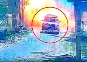 வெடி விபத்தில் உயிர் தப்பிய காவல்துறையினர்