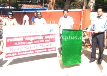 சாலை பாதுகாப்பு விழிப்புணர்வு பேரணி