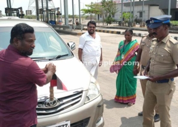 தேர்தல் பறக்கும் படையினர் தீவிர சோதனை