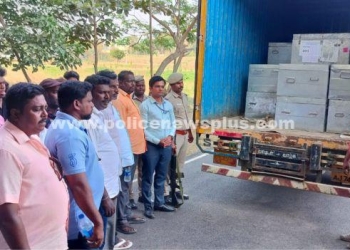 போலீஸ் பாதுகாப்புடன் வாக்குப்பதிவு இயந்திரங்கள்  சீல் வைப்பு