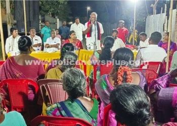 திமுக  அரசின் சாதனைகளை விளக்கே தெருமுனை பிரசார பொதுக்கூட்டம்