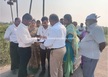 மீஞ்சூரில் மாவட்ட ஆட்சியர் ஆய்வு