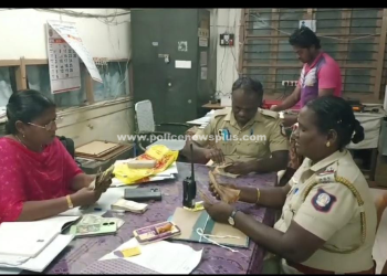 வாகன சோதனையின் போது 78.800 பணம் பறிமுதல்