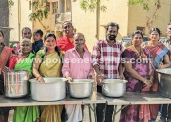 திருவிழாவை முன்னிட்டு அன்னதானம்