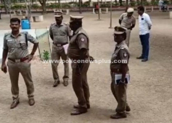 வாக்குச்சாவடி மையங்களை S.P ஆய்வு