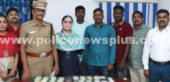 சைபர் கிரைம் காவல்துறையினர் அதிரடி  சுமார் 6,72,600,  பணம் பறிமுதல்