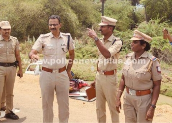 விபத்து நடைபெற்ற பகுதிக்கு விரைந்த மாவட்ட காவல் கண்காணிப்பாளர்