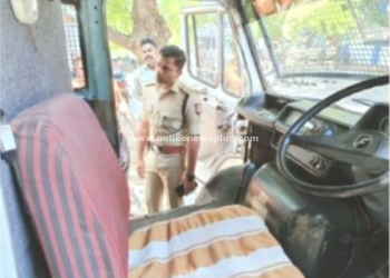 காவல்துறை நடமாடும் கண்காணிப்பு வாகனத்தை S.P ஆய்வு