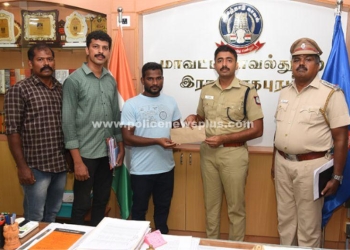 மோசடியில் இழந்த பணத்தை மீட்டு உரியவரிடம் ஒப்படைப்பு