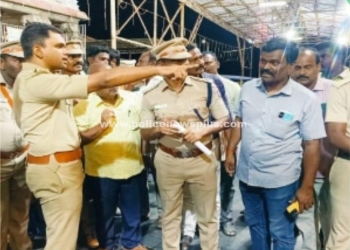 S.P தலைமையில் காவல்துறை அதிகாரிகளுடன் ஆலோசனைக் கூட்டம்