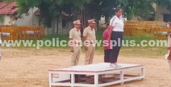 வாராந்திர உடற்பயிற்சியை sp அவர்கள் பார்வையிட்டு ஆய்வு மேற்கொண்டார்