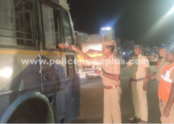 வாகன ஓட்டுனர்களுக்கு காவல்துறை சார்பாக தேனீர்