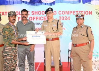 ஈரோடு எஸ் பி துப்பாக்கி சூட்டில் வெற்றி