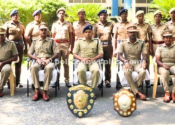 தென்மண்டல காவல்துறையினரை பாராடிய S.P