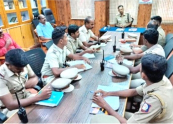 நேரடி உதவி ஆய்வாளர்களுக்கு அறிவுரை வழங்கிய S.P