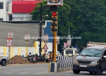 மாநகர போக்குவரத்து காவல் சார்பாக சிக்னல்கள் அமைப்பு