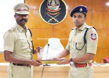 டி.எஸ்.பியை பாராட்டிய எஸ்.பி